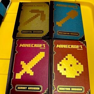 MINECRAFT books lot of 4